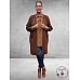 NO.1 BY OX Cardigan Long Ballonmouw Mocca Brown 